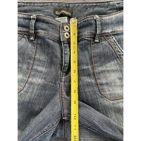 Z. Cavaricci Sz 18 Authentic Vintage Blue Denim Cropped 5-pocket Pants - Picture 8 of 9